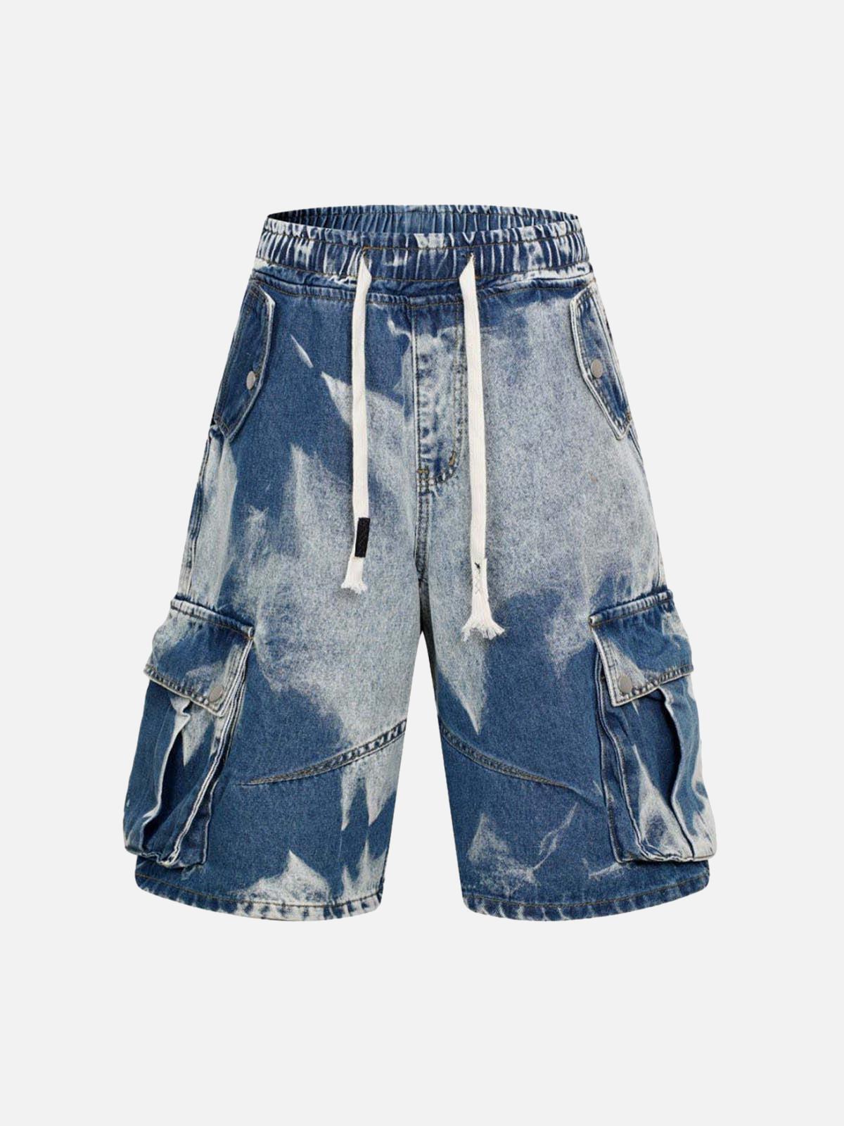 Concert Outfit Tie-Dye Drawstring Cargo Jorts Concert Outfit Tie-Dye Drawstring Cargo Jorts