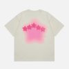 Concert Outfit Tie Dye Flocked Star Tee