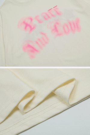 Concert Outfit Tie Dye Flocked Star Tee