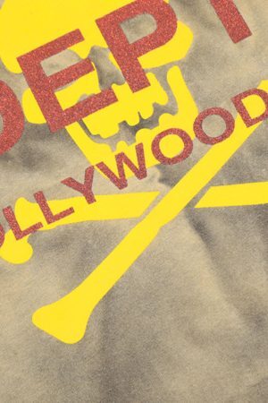 Concert Outfit Tie-Dye Skull Print T-Shirt