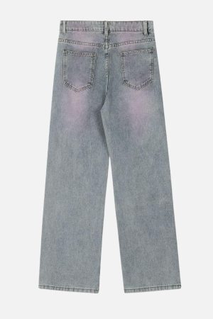 Concert Outfit Tie Dye Washed Jeans