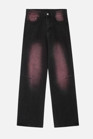 Concert Outfit Tie Dye Washed Jeans