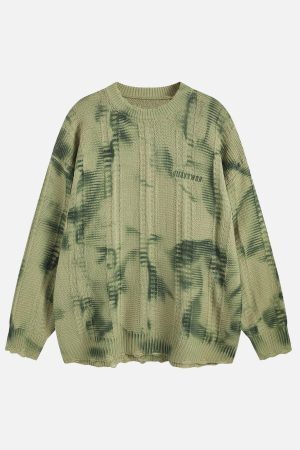 Concert Outfit Tie-Dye Wasteland Style Sweater