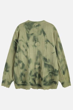 Concert Outfit Tie-Dye Wasteland Style Sweater
