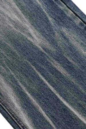 Concert Outfit Tie Dyed Wrinkled Effect Straight Jeans