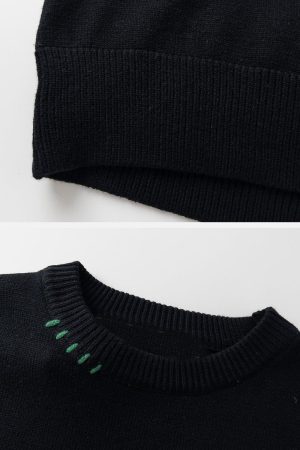 Concert Outfit Tomato Jacquard Sweater