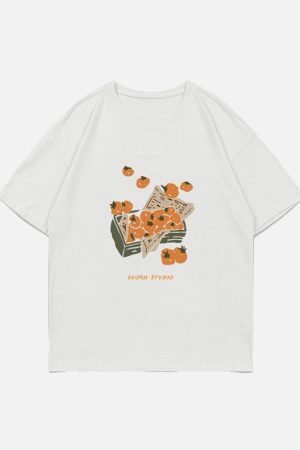 Concert Outfit Tomatoes Print Tee