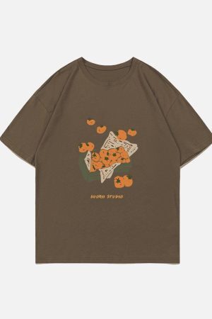Concert Outfit Tomatoes Print Tee