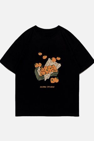 Concert Outfit Tomatoes Print Tee