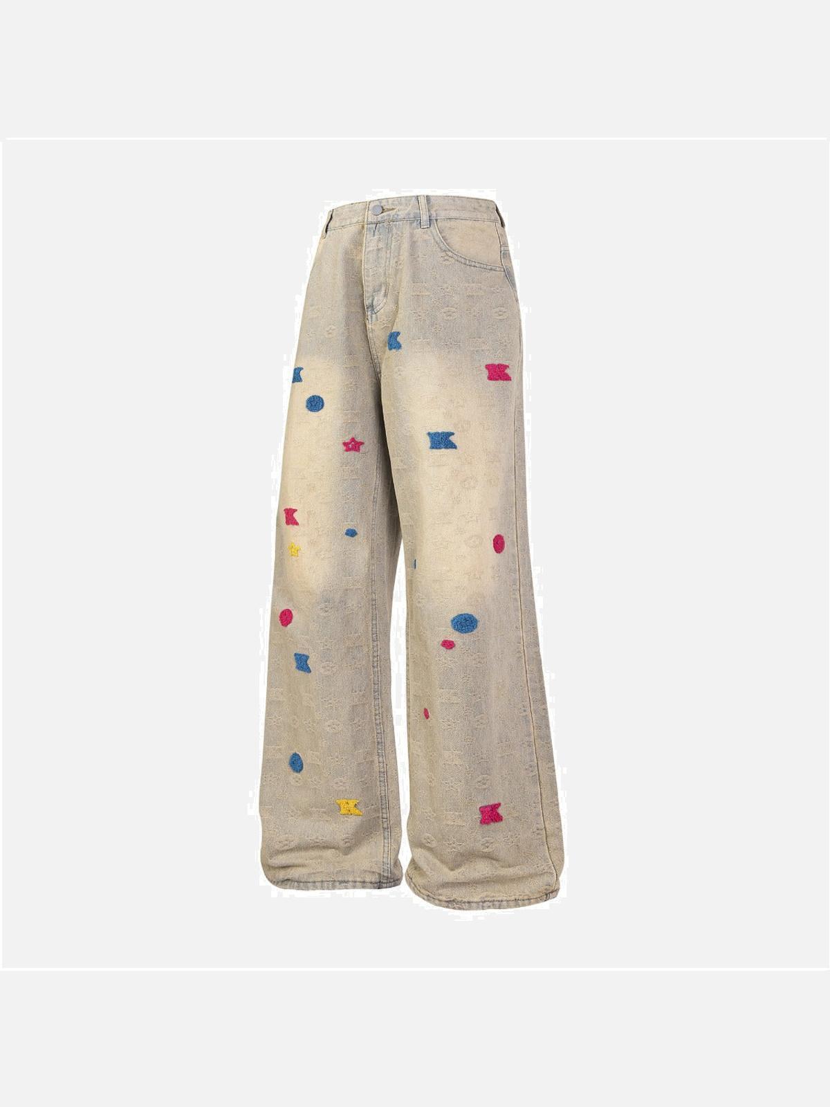 Concert Outfit Towel Embroidery Jeans Concert Outfit Towel Embroidery Jeans