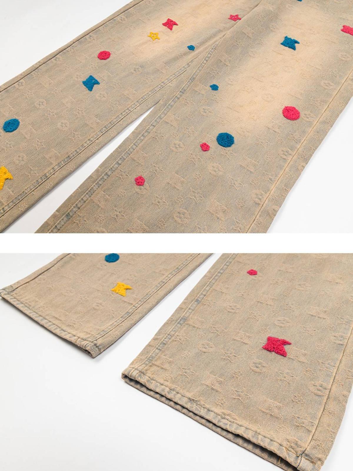 Concert Outfit Towel Embroidery Jeans Concert Outfit Towel Embroidery Jeans