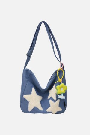 Concert Outfit Towel Embroidery Star Shoulder Bag