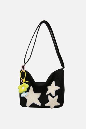 Concert Outfit Towel Embroidery Star Shoulder Bag