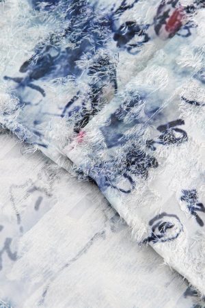 Concert Outfit Traditional Calligraphy Print Short-Sleeve Shirt