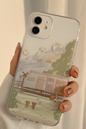 Concert Outfit Train Painting Mobile Phone Case For iPhone