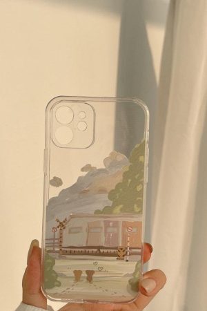 Concert Outfit Train Painting Mobile Phone Case For iPhone