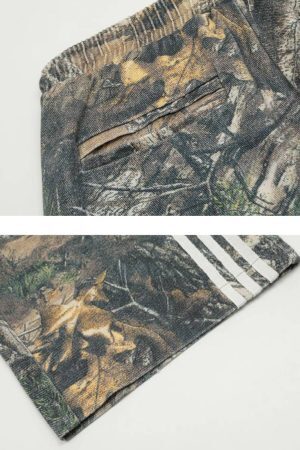 Concert Outfit Tree Branches Digital Print Drapey Pants