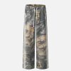 Concert Outfit Tree Branches Digital Print Drapey Pants
