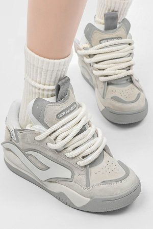 Concert Outfit Trendy And Versatile Thick-Soled Board Shoes