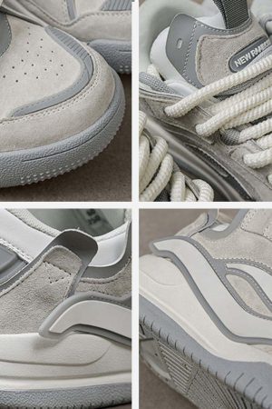 Concert Outfit Trendy And Versatile Thick-Soled Board Shoes