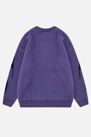 Concert Outfit Tribal Jacquard Knit Sweater