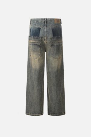 Concert Outfit Two Layer Loose Jeans