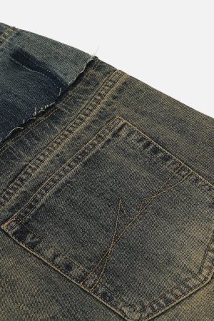 Concert Outfit Two Layer Loose Jeans