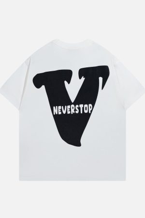 Concert Outfit V Graphic Print Tee