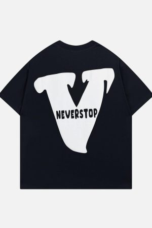 Concert Outfit V Graphic Print Tee