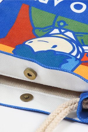 Concert Outfit Van Gogh Cartoon Printed Crossbody Bag