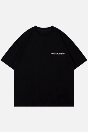 Concert Outfit Vegetable Fruit Print Tee