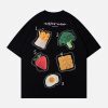 Concert Outfit Vegetable Fruit Print Tee