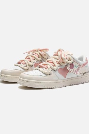 Concert Outfit Versatile Rose Stamp Print Board Casual Shoes