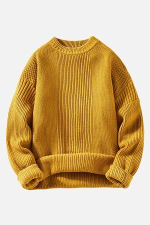 Concert Outfit Vertical Striped Knit Sweater