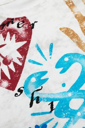 Concert Outfit Vibrant Graphic Print T-Shirt