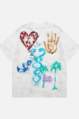 Concert Outfit Vibrant Graphic Print T-Shirt