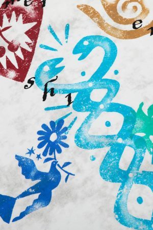 Concert Outfit Vibrant Graphic Print T-Shirt