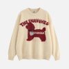 Concert Outfit Vinatge Cartoon Dog Cleanfit Sweater