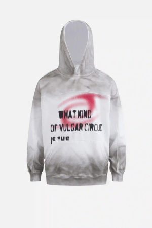 Concert Outfit Vinatge Distressed Gradient Hoodie