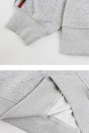 Concert Outfit Vinatge Leisure Print Hoodie