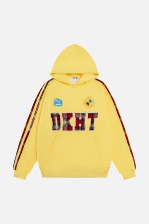 Concert Outfit Vinatge Leisure Print Hoodie