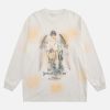 Concert Outfit Vintage Angel Graphic Long Sleeve T-Shirt