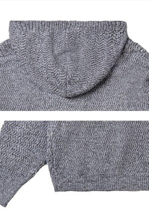 Concert Outfit Vintage Braided Texture Sweater