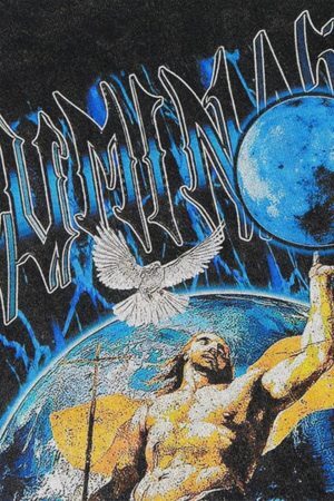 Concert Outfit Vintage Brave Earth Cotton Washed Graphic Tee