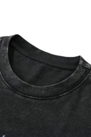 Concert Outfit Vintage Butterfly Print Loose T-Shirt