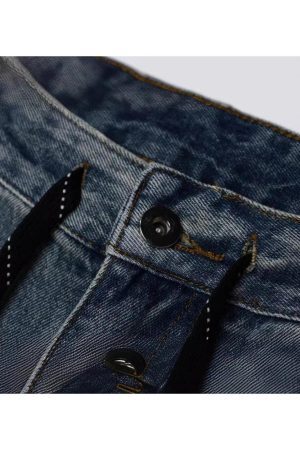 Concert Outfit Vintage Camouflage Patchwork Cargo Jeans