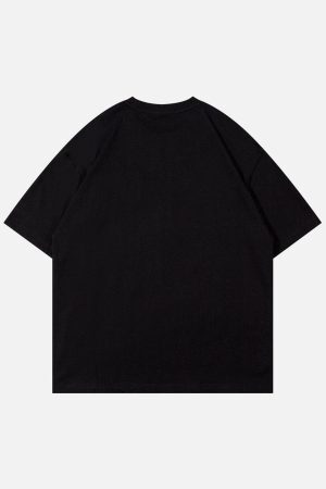 Concert Outfit Vintage Cartoon Print Tee