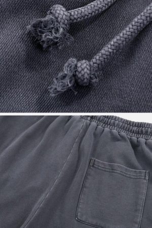 Concert Outfit Vintage Casual Drawstring Shorts