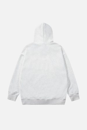 Concert Outfit Vintage Cat Print Hoodie