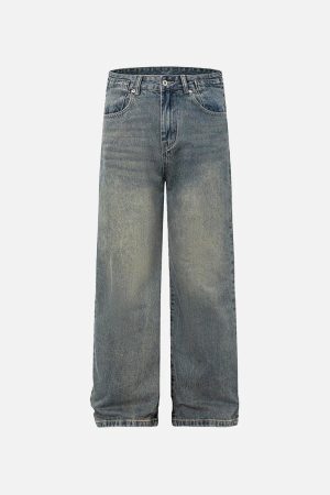 Concert Outfit Vintage Classic Washed Jeans